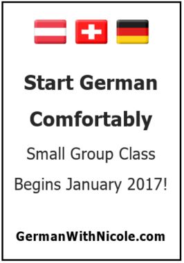 Comfortable German 1 Small Group Class