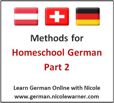Methods for Homeschool German Part 2